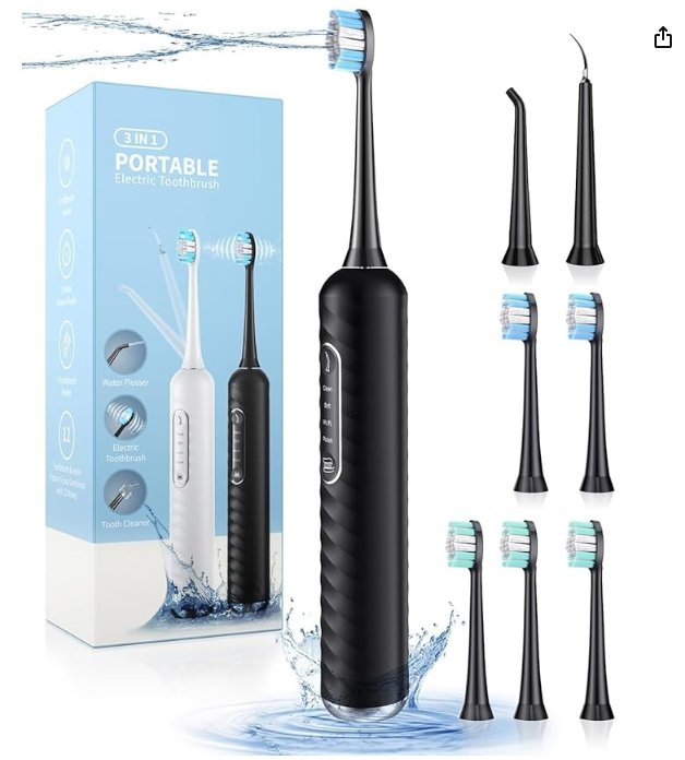 UNINGOPI Electric Toothbrush with Water flosser